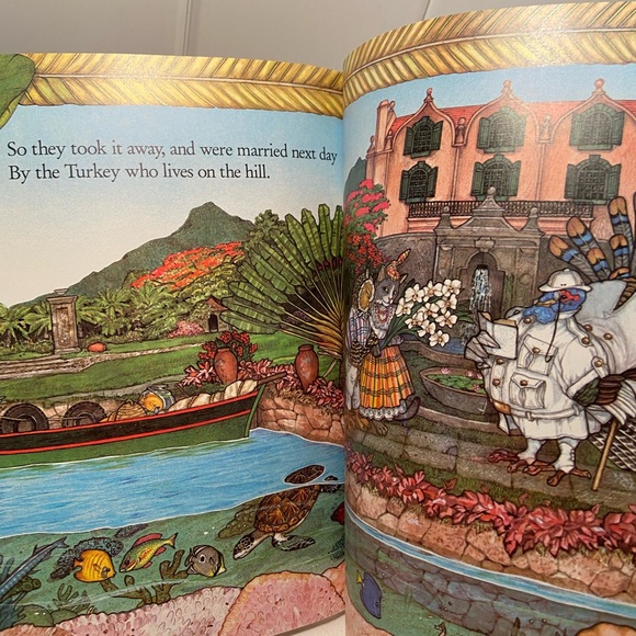 The Owl And The Pussycat Edward Lear Jan Brett  BOOK 1991 Caribbean cat Pictures - Picture 15 of 15